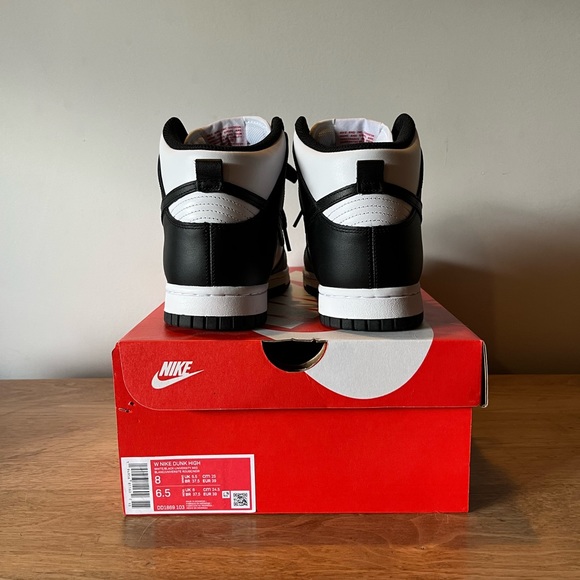 Brand New, In Box, Never Worn, NIKE DUNK PANDA HIGHTOPS - Picture 3 of 6